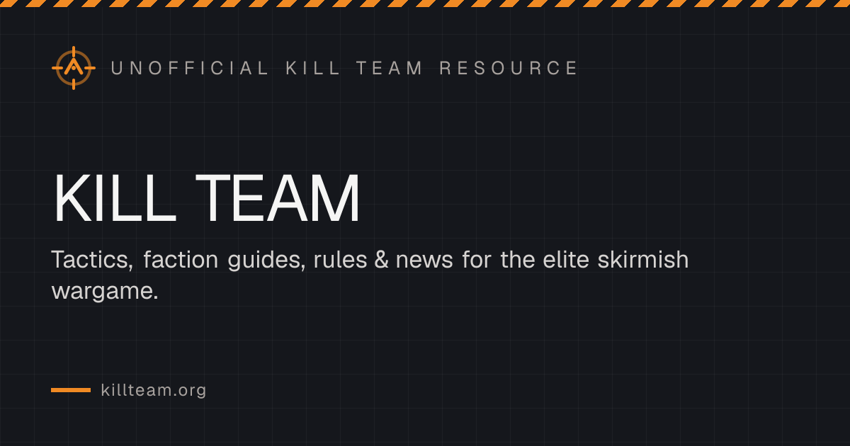 Kill Team — Tactics, Factions, Rules & News